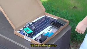 Solar brushless motor submersible water pump 800L/H for garden fountain with 10A controller submersibl Brushless Motor