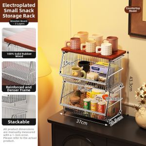 High Capacity Multi-Layer Desktop Storage Rack
