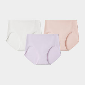 HLA | Quần lót tam giác cạp cao bằng cotton nguyên chất thoáng khí kháng khuẩn không để lại dấu vết cho nữ Quần lót thoải mái cho mùa xuân