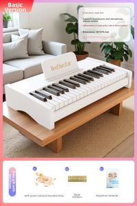BEETHOSTAR | Wooden Kids Beginner Electronic Piano 37 Keys