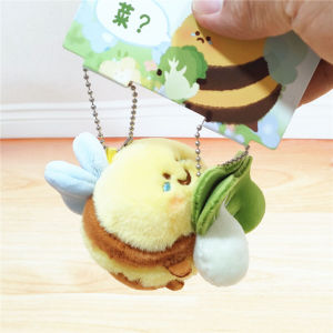 Slug Bear Internet Celebrity Funny Bee CP Doll Magnetic Suction Pendant Bag Keychain Doll Decoration Charm Couple Gift