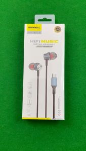 Pavareal M17C In-Ear Type-C Metal Earphone With Mic Wired Control Electroplated