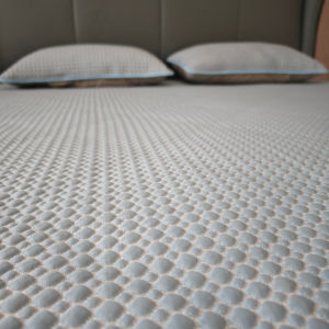 Wu West Lake Pavilion Three-Piece Set Cold Sensation Commute Black Tech 3D Honeycomb Cooling Mat Bedding Accessories