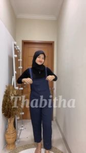 { THABITHA } HN / jamsuit button / baju kodok korean style wanita / jumpsuit korea style / baju kodok / jumpsuit wanita terbaru / baju kodok wanita remaja ootd / overall wanita / overall korea style remaja / { free ongkir + cod }