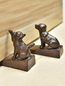 Sungmor Túi Đựng Đồ Dùng Phòng Tắm Bằng Sắt Sáng Tạo Dễ Thương Chống Gió Chống Va Chạm Chặn Cửa Đồ Dùng Phòng Tắm Cho Thú Cưng