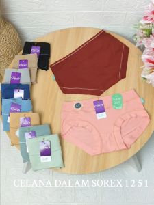Celana Dalam Supersoft Sorex 1251 Size M-XXL Super Lembut dan Stretch / Celana Dalam Midi Wanita High Weist Anti Sesak