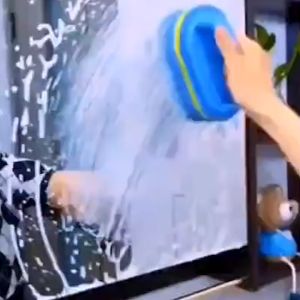 Sponge Brush Cleaning Sponges Cleaning Scrub Brush Bathtub Cleaning Brush Tile Ceramics Cleaning Brush Multi-Use Handheld Brush Bathroom Sponges Comfortable Grip Brush with Ergonomic Handle