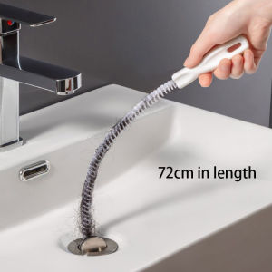 YESPERY Super Long Pipe Dredging Brush Bathroom Hair Sewer Sink Cleaning Brush Flexible Drain Cleaner Clog Plug Hole Remover Tool