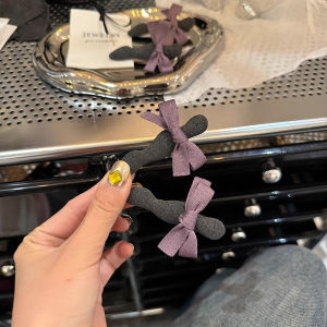 Elegant Butterfly Knot Hair Clip & Women's Side Parting Duckbill Clip: Korean Style Hair Accessories