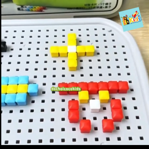 Đồ chơi Xếp Hình 3D hạt nấm 493 Chi Tiết đồ chơi sáng tạo cho bé hãng DYI