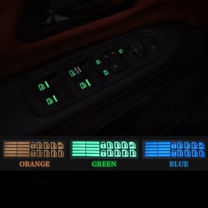Miếng Dán Nút Phát Sáng Huỳnh Quang Cho Xe Hơi Công Tắc An Toàn Nâng Cửa Sổ Cửa Ra Vào Ban Đêm Đề Can Phong Cách Xe Hơi Công Tắc Trang Trí Rơ Le
