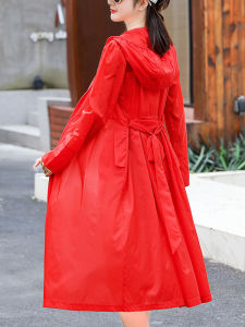 Áo Khoác Chống Nắng Dài Tay Mỏng Mùa Hè 2024 Áo Khoác Gió Dài Vừa Phải Thời Trang Hàn Quốc Áo Khoác Ngoài Đi Biển Cho Nữ