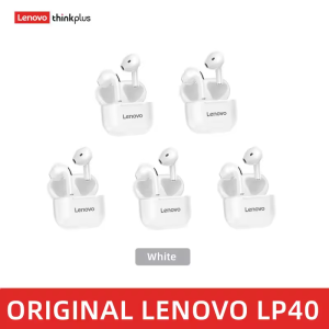 Lenovo | Choice Lenovo LP40 Bluetooth Earphones TWS Wireless HiFi Stereo Immersive Music Headphone HD Call Sport Touch Control Earbud New