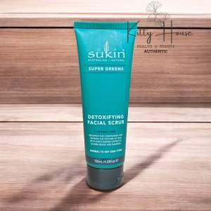 Sữa rửa mặt thải độc Sukin Super Greens Detoxifying Facial Scrub 125ml