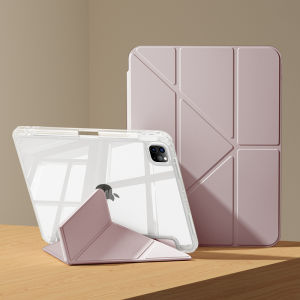 KENKE | Protective Case for iPad Transparent Built-in Pen Holder
