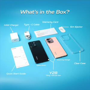 VIV0 Y28s SmartPhone 12GB+512GB Mobile Phone 6.56 inch HD+ Screen 5000mAh Big battery Smartphone