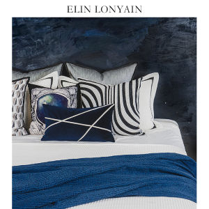 ELIN LONYAIN | Modern Simple Blue Starry Sky Childrens Room Bedding