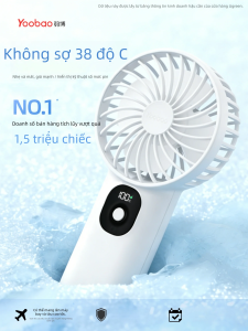 Yoobao | Quạt Tản Nhiệt Bàn Tay Di Động Nhỏ Mới 2026