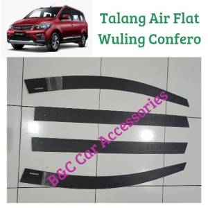 Talang air wuling confero flat/side visor super premium