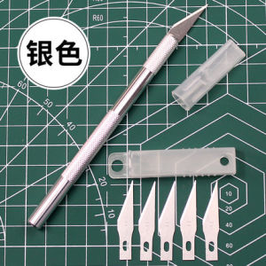 Fondant Graver Baking Tool Biscuit Detail Knife Pen Knife Carving Cutting Board Handmade Doll Equipment Free 5 Blades