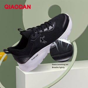 Qiaodan รองเท้าวิ่งสำหรับผู้ชายรองเท้าการดูดซับแรงกระแทกน้ำหนักเบารองรับแรงกระแทกรองเท้ากีฬาแข่งรถ XM25211801กันกระแทกใหม่