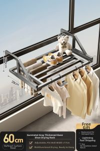 TIANDIYU | Balcony Shoe and Clothes Drying Rack