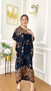 DASTER JUMBO BUSUI DAN IBU HAMIL KANCING DEPAN TERMURAH TERLARIS BAHAN RAYON ADEM MOTIF KEKINIAN