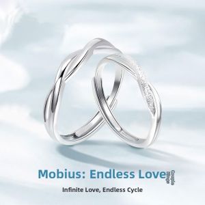 Luxury Möbius Couple Rings