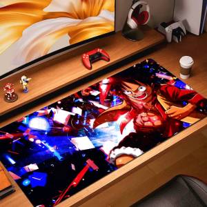 Bandai | One Piece Donquixote Doflamingo Anime Gaming Mouse Pad Large Rubber Keyboard Desk Mat With 2MM Stitched Edge Design