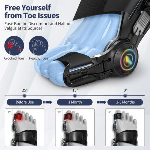 VTTO 1PCS Big Toe Corrector Toe Bunion Corrector Orthotics Feet Bone Thumb Adjuster Correction Pedicu Bunion Splint Hallux Valgus Straightener Foot