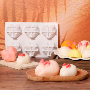 อบอุ่น Homie กระต่ายหมูซิลิโคนแม่พิมพ์อบ/มูสขนมเยลลี่เบเกอรี่ กระเป๋าและช่วยเหลือให้กับกระชับหน้า ที่นี่: