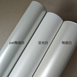 Matte White Car Decal Film Pet Ceramic Yearly Inspection Transfer Ownership White Sticker Vehicle Color Change Film