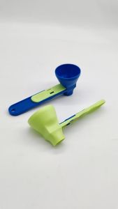 Sendok Takar Bubuk Kopi Susu 2 in 1 Corong Bubuk Mouth Funnel