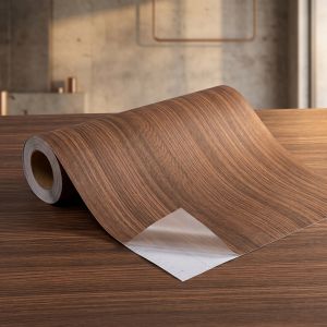 Wood Grain Self Adhesive Wallpaper Peel and Stick Waterproof Vinyl Film for Kitchen Cabinet Bedroom Furniture Renovation Thick