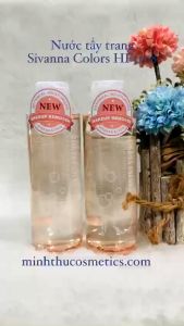 Nước Tẩy Trang SIVANNA COLORS Botanical Moisturizing Makeup Remover HF5108 160ml