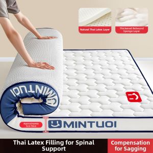 JIFANPAUL | Soft Latex Mattress Pad 180x200cm Student Dormitory Use