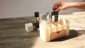 Rak Mini Serbaguna Tempat Penyimpanan Kosmetik Makeup Organizer Pensil Alat Tulis Perhiasan Obat Peralatan Mandi Kotak Laci Multifungsi