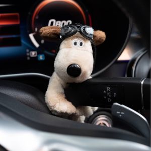 Plush Puppy Clutch Decoration Car Wiper Turn Signal Switch Decoration Cute Dog Car Wiper Doll Interior Accessories