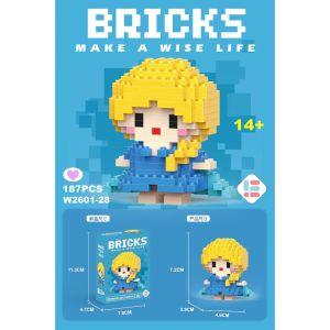 mainan bricks bangunan model figure