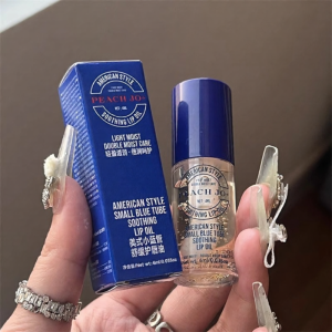 American Style Blue Tube Lip Oil Soothing Moisturizing Nourishing Lip Balm for Autumn And Winter Hydrating Lip Care