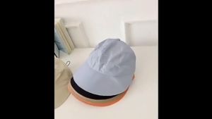 Topi Pantai Korea Visor Anti Sinar UV Matahari Bucket Half Aksesoris Fashion Wanita Kualitas Import