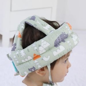 Baby Safety Helmet หมวกเด็ก ป้องกันศีรษะ สายรอบศีรษะที่ปรับได้ เพื่อช่วยลดการบาดเจ็บของทารกที่หกล้ม ใช้สำหรับเด็กวัยหัดนั่ง หัดคลาน หัดเดิน