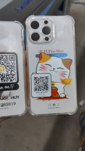 Ốp IPhone in mã QR theo khung mẫu siêu độc