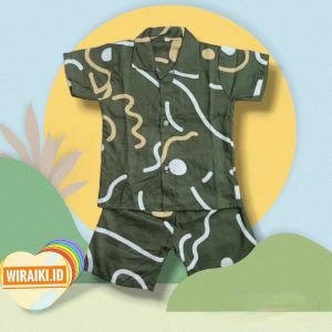 SETELAN RAYON ANAK KEMEJA ANAK RAYON SETELAN PANTAI SETELAN SANTAI.