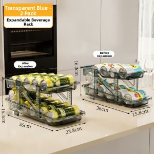 Refrigerator Drawer Beverage Organizer Box