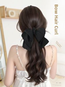 JUZITING | Natural Volume High Ponytail Clip-in Wig with Curl Long Hair Extension