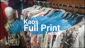 Kaos Distro Sablon Full Print SB302 Pria Oblong Baju Atasan Lengan Pendek Dewasa