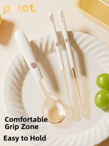 PUTOT | Learning and Training Chopsticks and Spoons Set 3 Pieces