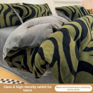 NAIYOUCHENG | Thick Double Sided Warm Sheet Set