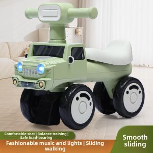 ZHUOLESHI | No Pedals 4-Wheel Slide Car for 1-3 Year Olds